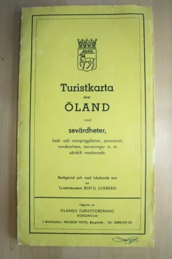 Tradera Turistkarta Öland 1974> Grafik, Kartor & Tryck