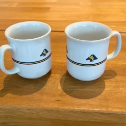 Tradera Reklamprylar<Två muggar från sparbanken, tidigt 90-tal