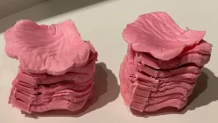 Tradera Tyg rosa blad för dekoration> Barnkalas