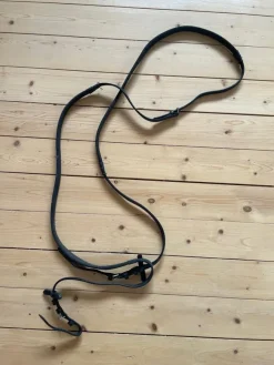 Tradera Häst & Ridsport<Tyglar med gummigrepp och läderdetaljer