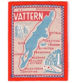 Tradera Tygmärke VÄTTERN> Tygmärken & Pins