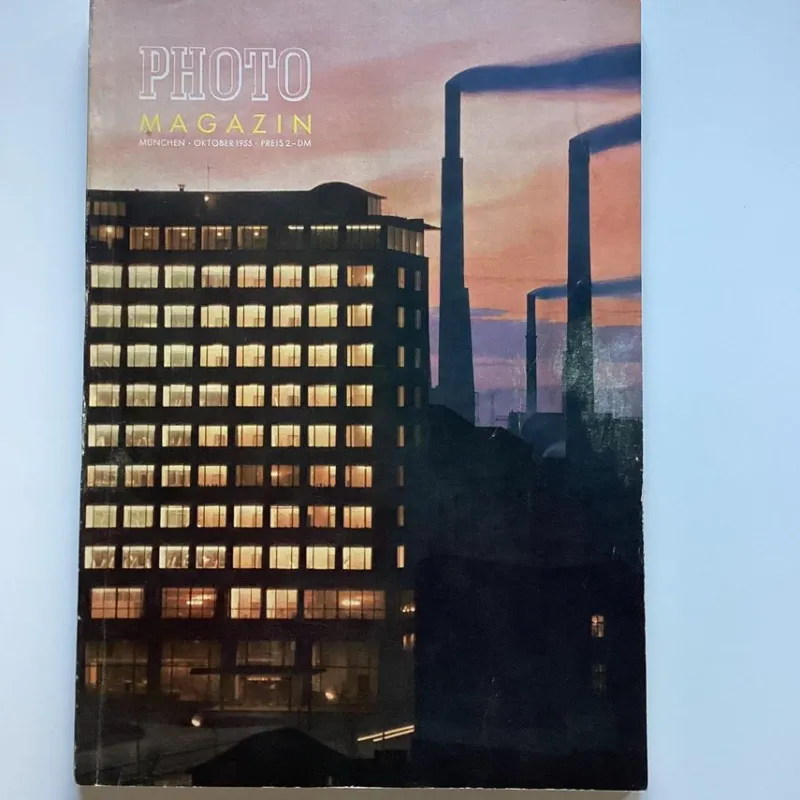 Tradera Tysk fototidning Vintage PHOTO MAGAZIN München oktober 1955 Fotokonst Teknik> Kuriosa
