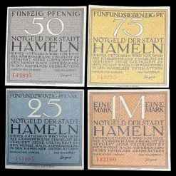 Tradera Tyskland Notgeld Hameln 1921^ Sedlar