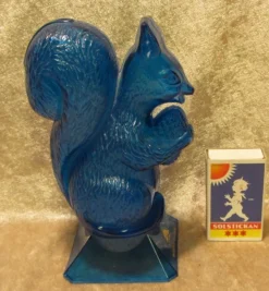 Tradera Sparbössor<U0297 Sparbössa Ekorre Blå Varbergs Sparbank