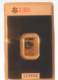 Tradera UBS 2g Guldtacka^ Övrigt Mynt & Sedlar