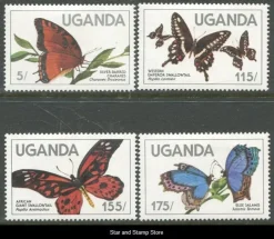 Tradera Uganda | Mi 407-410 | Postfriskt | Kv 210:-^ Europa
