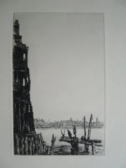 Tradera ULF JOHANSSON (?) LONDON i ETSNING (S72:63)^ Grafik & Teckningar