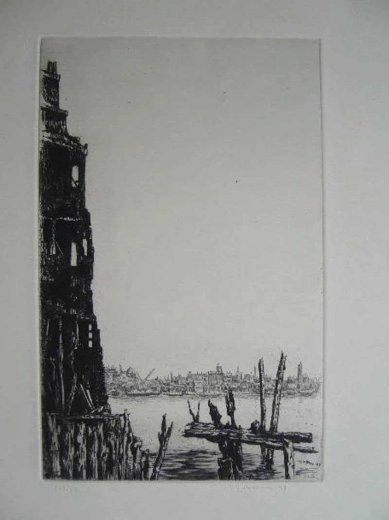 Tradera ULF JOHANSSON (?) LONDON i ETSNING (S72:63)^ Grafik & Teckningar