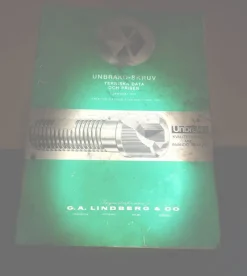 Tradera Mobilia<Unbrako-skruv Tekniska data och priser 1967 Samt VERKO ANNONS REGISTRET.