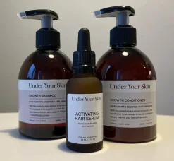 Tradera Hårvård<Under Your Skin Hair Growth set - Schampo, Balsam & Serum
