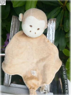 Tradera Underbar Miyim organisk snuttefilt apai fint skick> Inredning Barnrum