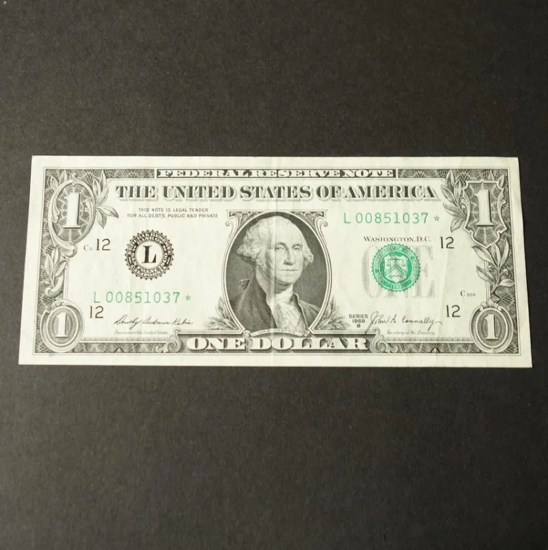 Tradera USA One Dollar Fint skick^ Sedlar