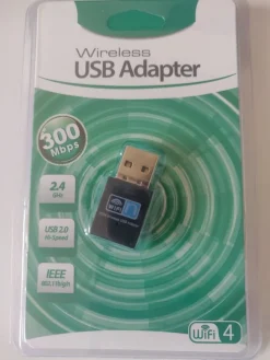 Tradera USB WIFI adapter dongle 300 Mbps svart> Nätverk & Tillbehör
