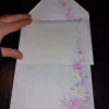 Tradera Kuvert & Brevpapper<Vackert brevpapper med blommor