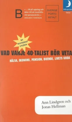Tradera VAD VARJE 40-TALIST BÖR VETA ! Hälsa , Ekonomi , Pension> Kurslitteratur & Undervisning