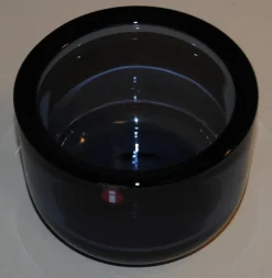 Tradera VALKEA LJUSLYKTA IITTALA VÄRMELJUSHÅLLARE REGN HARRI KOSKINEN FINT SKICK !!> Glas