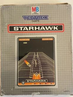 Tradera Retro Tv-spel & Pocketspel<Vectrex Starhawk Cart + overlay.