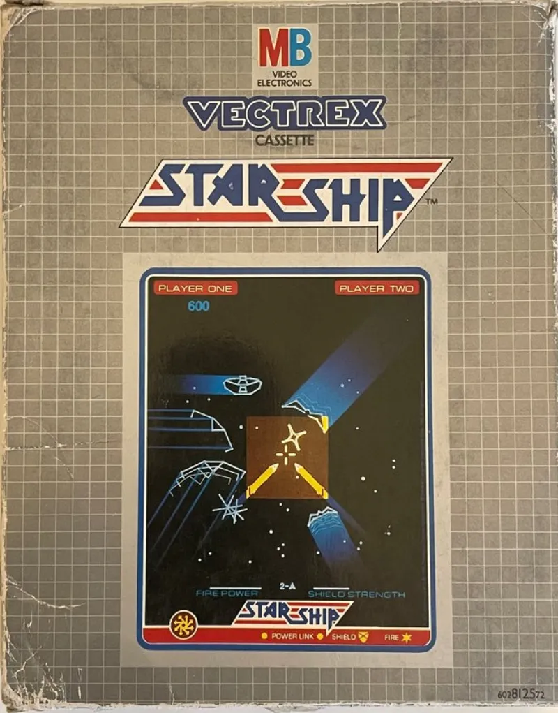 Tradera Retro Tv-spel & Pocketspel<Vectrex Starship - Cart. + overlay + manual.