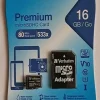 Tradera Mobiltillbehör<Verbatim Premium 16 Gb Micro-SDHC minneskort inkl. adapter klass 10 - 914