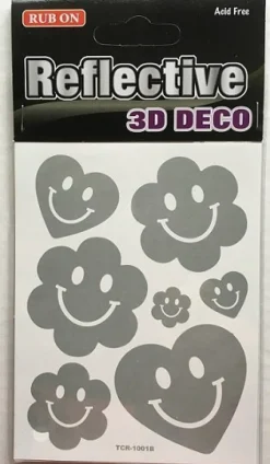 Tradera Överföringsbara reflexer - reflex - Hjärtan och blommor> Barnsäkerhet