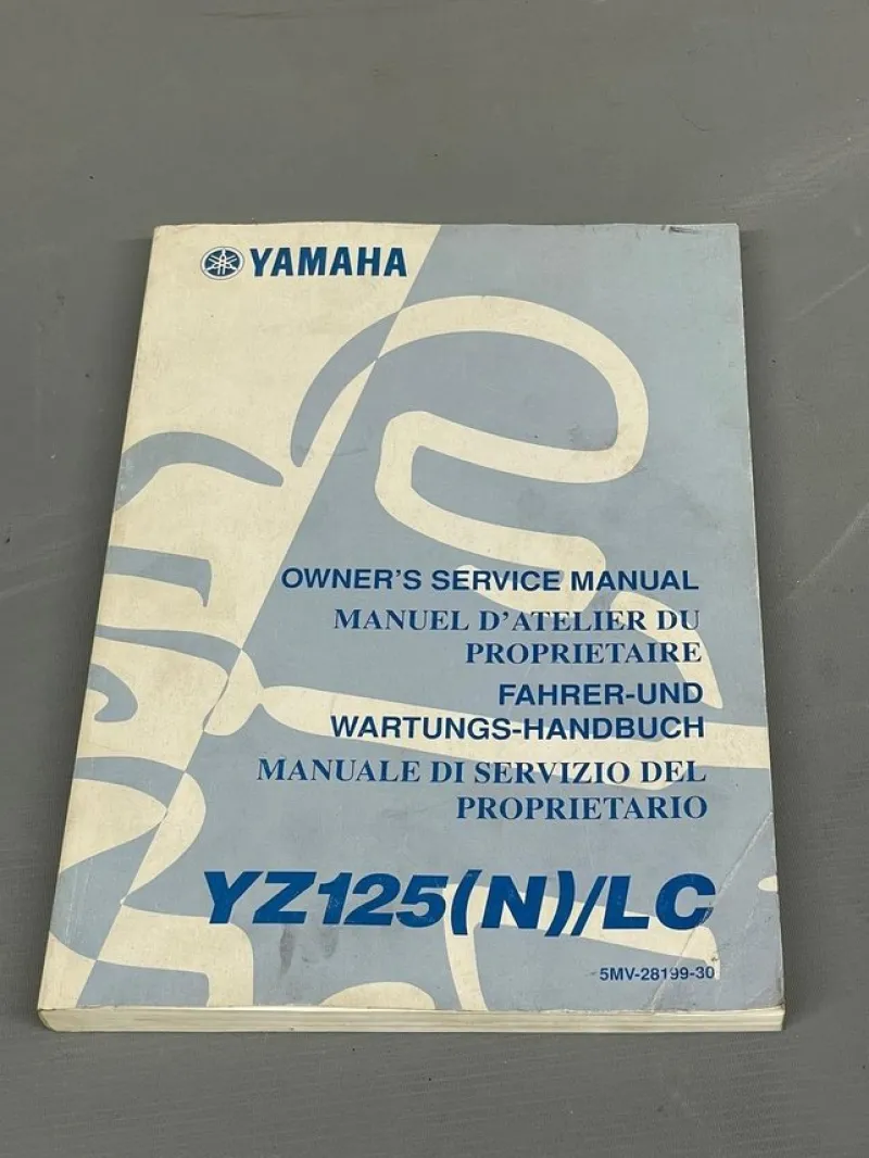Tradera Verkstadshandbok Yamaha YZ 125 yz125 2001^ Motocross