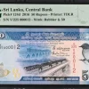 Tradera Very Low Series! 000012! PMG 67 EPQ Sri Lanka 2016 50 Rupees Pick# 124d^ Sedlar
