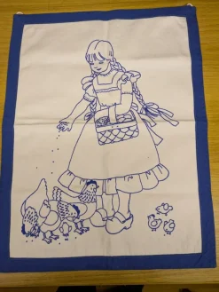 Tradera VÄGGBONAD HANDBRODERAD PÅSK> Högtider