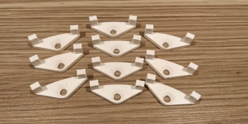 Tradera Discgolf<Vägghållare för dina finaste discar – Set om 20 st - Vit