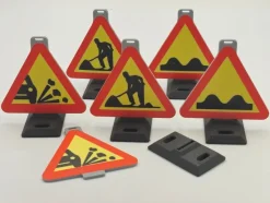Tradera Vägvarningsskyltar för fordon i skala 1/14^ Skalamodeller