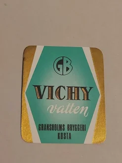 Tradera Vichy vatten - Gransholms Bryggeri^ Breweriana