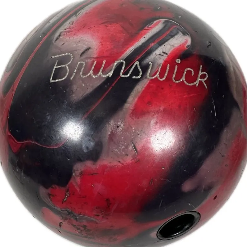 Tradera Bowling<Vintage Brunswick Twister Fury Solid Bowling klot ball 6.7 kg USBC IA742017