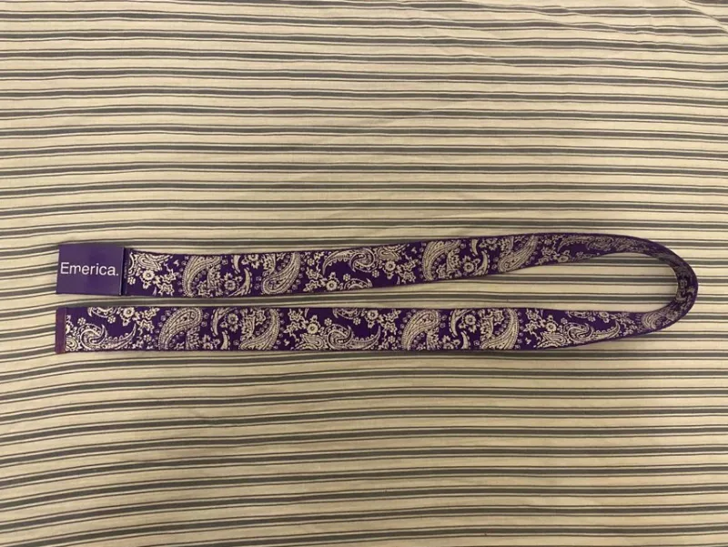 Tradera Vintage Emerica lila bandana bälte. 2000s sk8> Bälten & Skärp