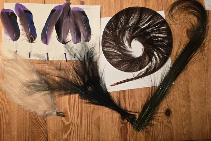 Tradera Vintage fjädrar hattfjädrar> Kuriosa