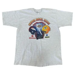 Tradera Amerikansk Fotboll<Vintage Green Bay Packers - Superbowl 1998 T-Shirt Stl: XXL