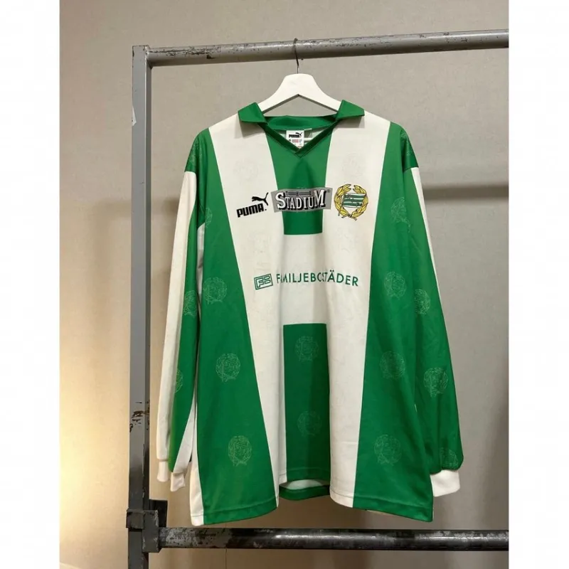 Tradera Fotboll<vintage hammarby (bajen) longsleeve