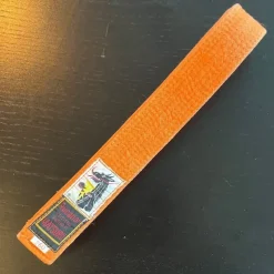 Tradera Kampsport<Vintage Orange bälte Rucanor Matsuru 260 cm