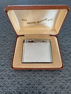 Tradera Tobakiana<Vintage tändare Silver Match (Compound)