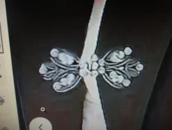 Tradera Vintage Virvel Design för Koftor, Sjalar & Klänningar - Silvergrå Modeaccessoar> Övriga Accessoarer