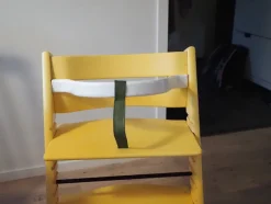 Tradera Vit bygel till Tripp Trapp stolen + läderrem> Barn- & Babystolar