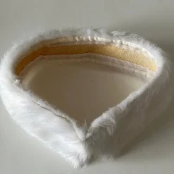 Tradera Vit fusk päls krage. Retro. Förmodligen till flick-kappa> Sjalar & Halsdukar