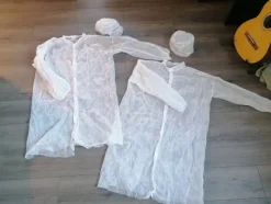 Tradera Vita skyddskläder, Stl. one size / xl^ Maskeradkläder