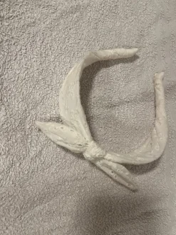 Tradera Hårsmycken & Diadem<Vitt diadem i broderie anglaise