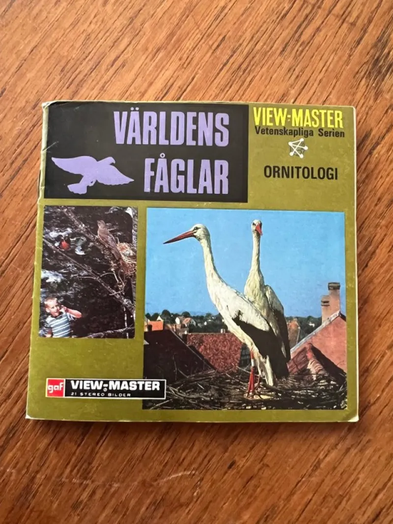 Tradera Världens fåglar View-Master stereobilder^ Miniatyroptica