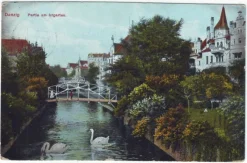 Tradera Världen Utom Norden<Vykort Danzig, Partie am Irrgarten 1912