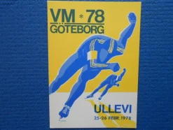 Tradera Allmänna Motiv<Vykort VM i Skridsko Ullevi Göteborg 1978