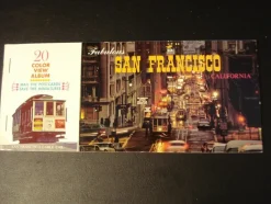 Tradera Världen Utom Norden<Vykortsmapp från San Fransisco 10utrivbara stdl-vykort +10miniatyrer samma motiv