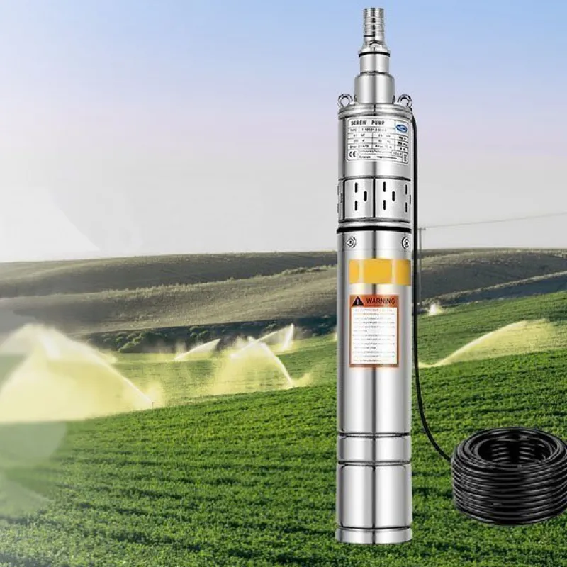 Tradera Trädgårdsredskap<550W 0,75HP 2000L/H dränkbar djupbrunnspump,stort flöde,högt tryck,flera filter