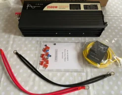 Tradera 2500W 12V till 220-230V LCD-skärm ren sinusvågssolväxelriktare med larm funktion> Solenergi