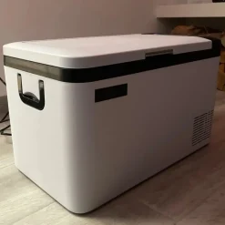 Tradera 60W 12V/24V -20°C~20°C 25L bilkylskåp med dubbla zoner, appkontroll bärbar frys^ Vitvaror