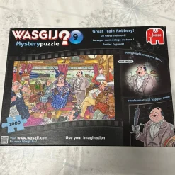 Tradera WASGIJ? Mystery Puzzle 9 ”Great Train Robbery!” 1000 bitar^ Pussel